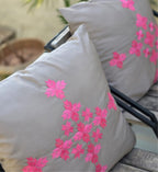 Floral Greige Cushion