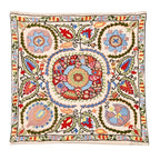 Suzani Medallion Embroidered Cushion