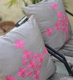 Floral Greige Cushion