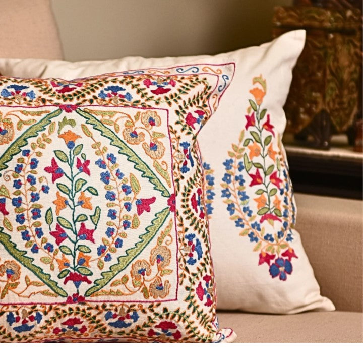 Mughal Paisley Tree Cushion