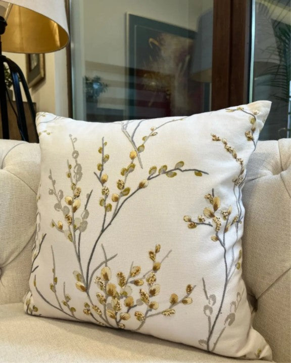 Botanical Willow Branch Cushion