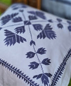Pine Motif Embroidered Cushion
