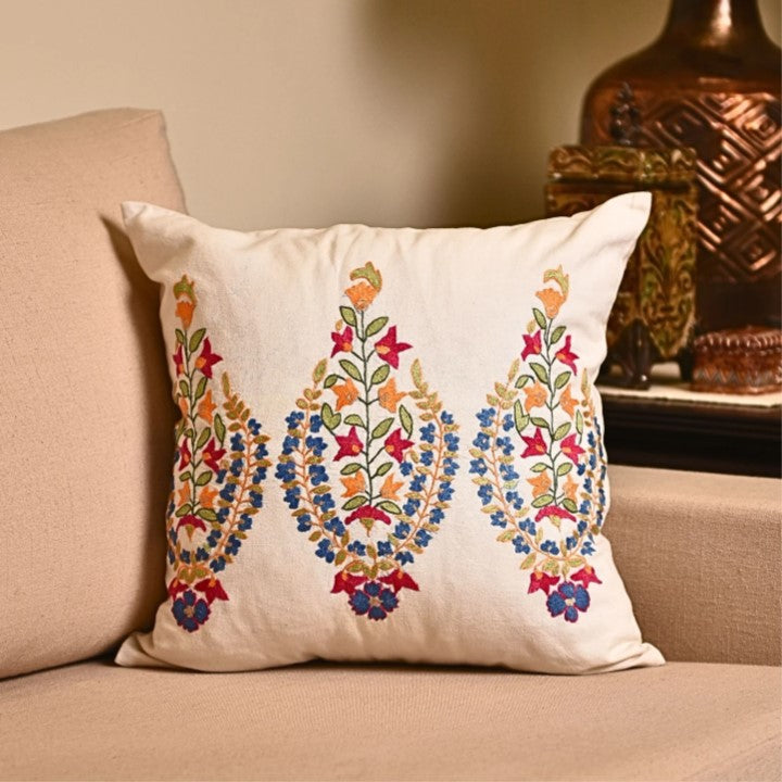 Mughal Paisley Tree Cushion