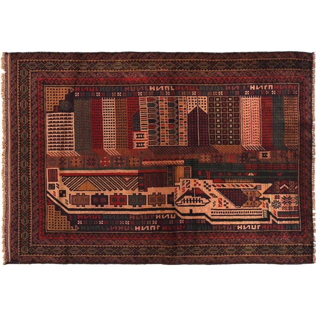 Architectural Landscape Wall Hanging