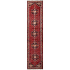 Karajeh Heriz Geometric Medallion Runner