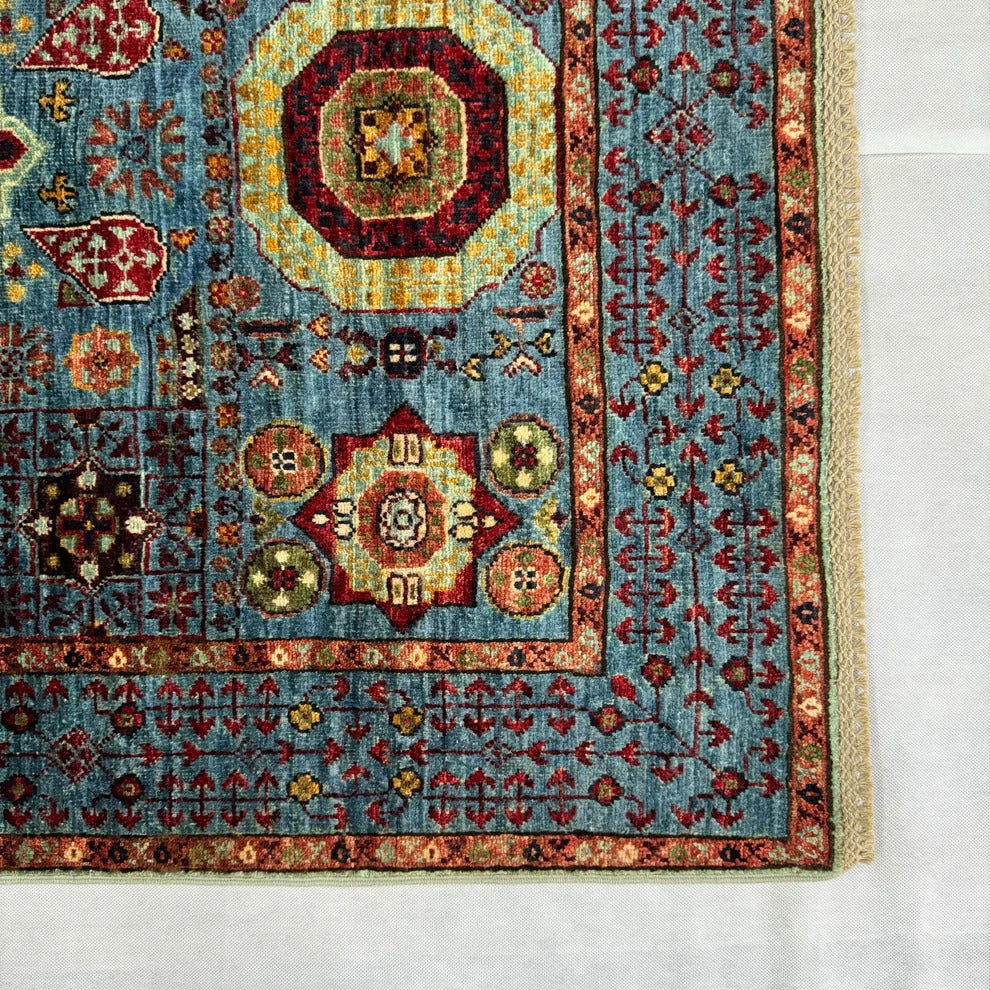 Luxurious Chobi Handmade Rug Traditional Motifs