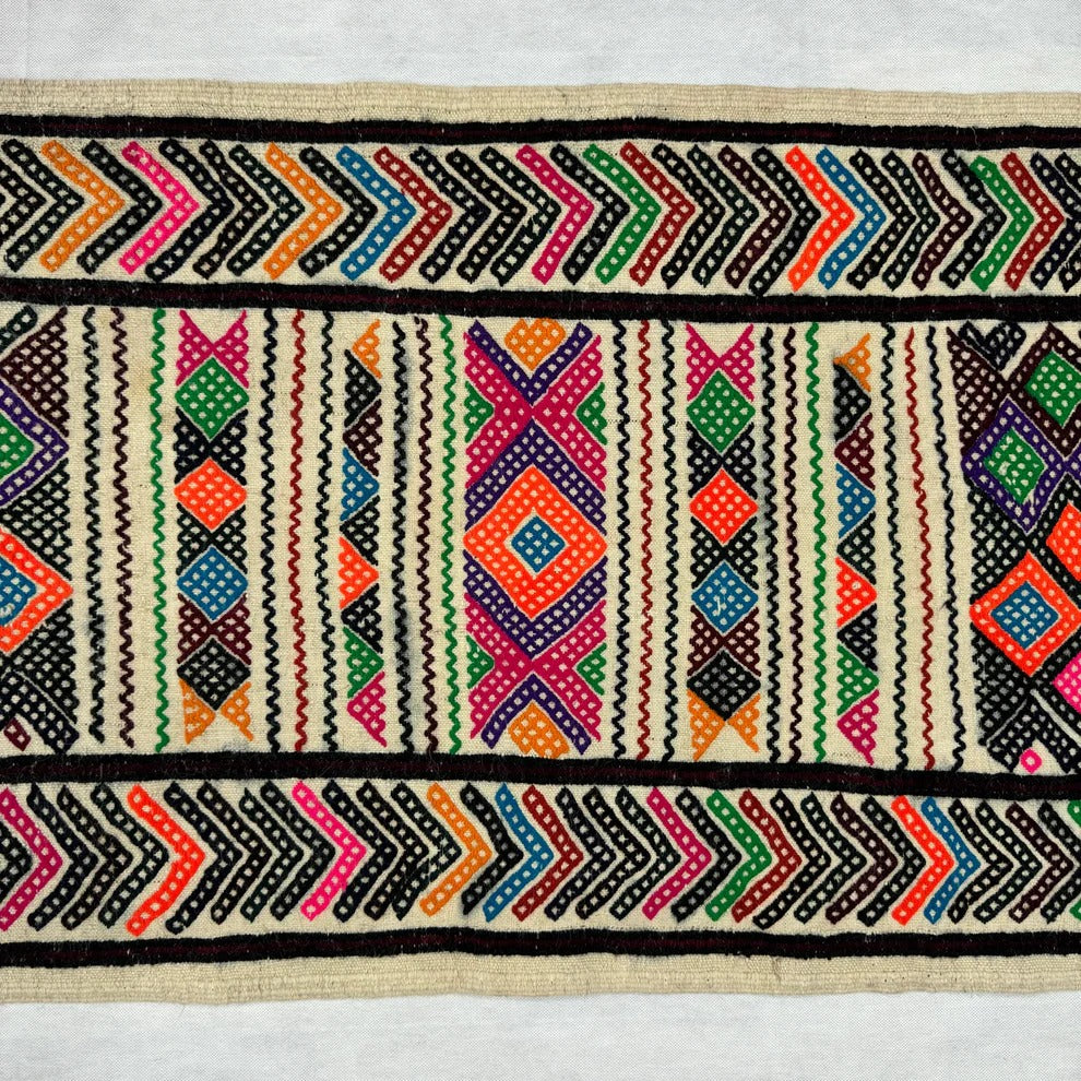 Nomadic Chevron Striped Kilim Runner