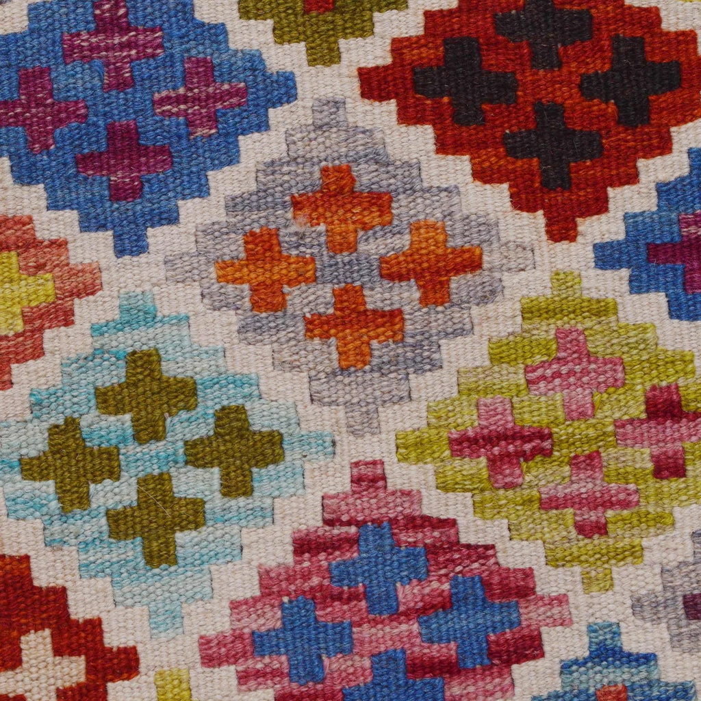 Harlequin Diamond Tile Kilim Runner