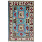 Traditional Geometric Kazak Rug
