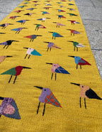 Pictorial Bird Motif Kilim Runner