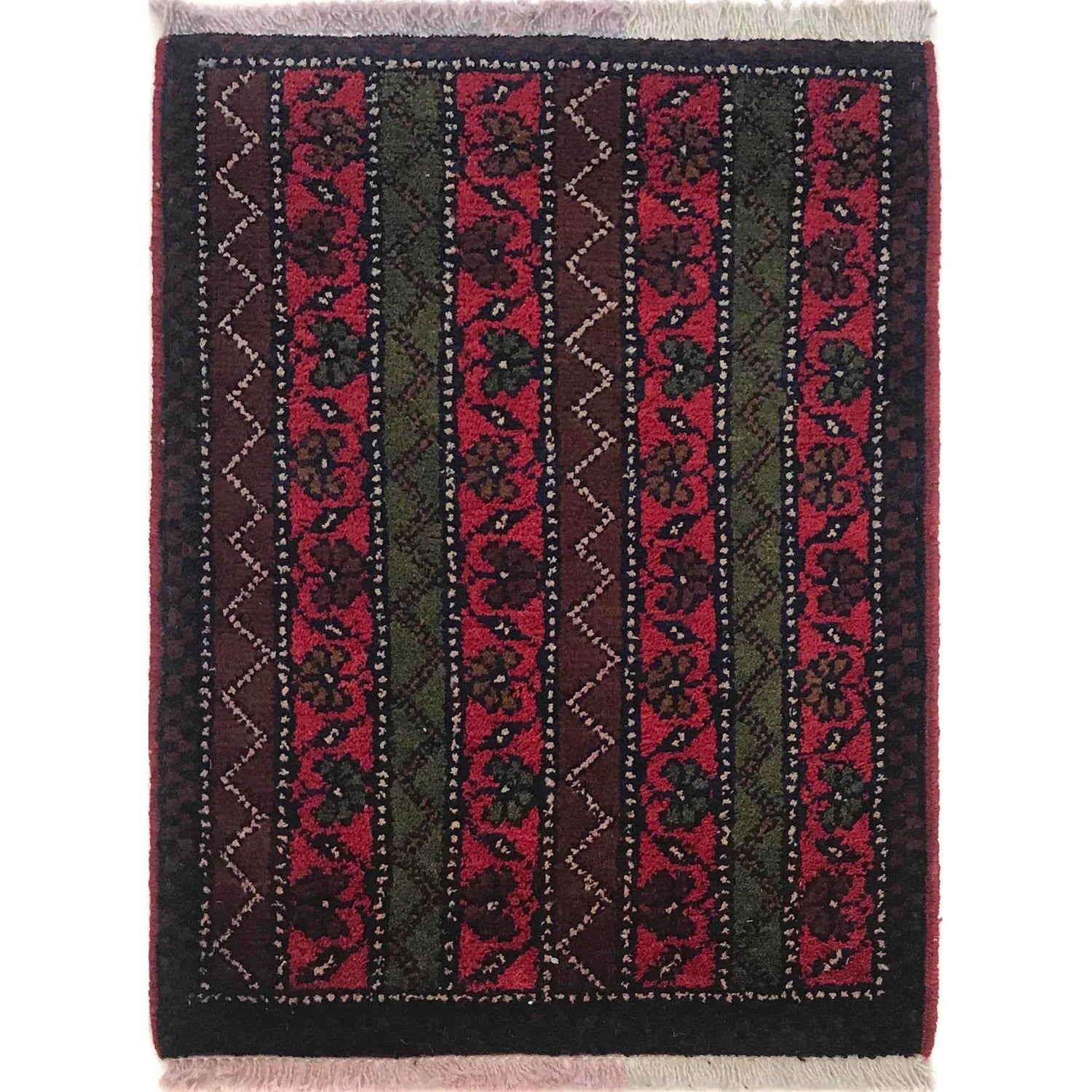 Midnight Stripe Tribal Rug