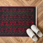 Midnight Stripe Tribal Rug