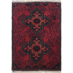 Hand-Knotted Turkmen Rug
