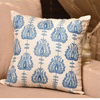 Ottoman Tulip Stem Embroidered Cushion