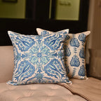 Iznik Tulip Medallion Cushion