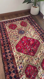 Persian Shiraz Zoomorphic Kilim