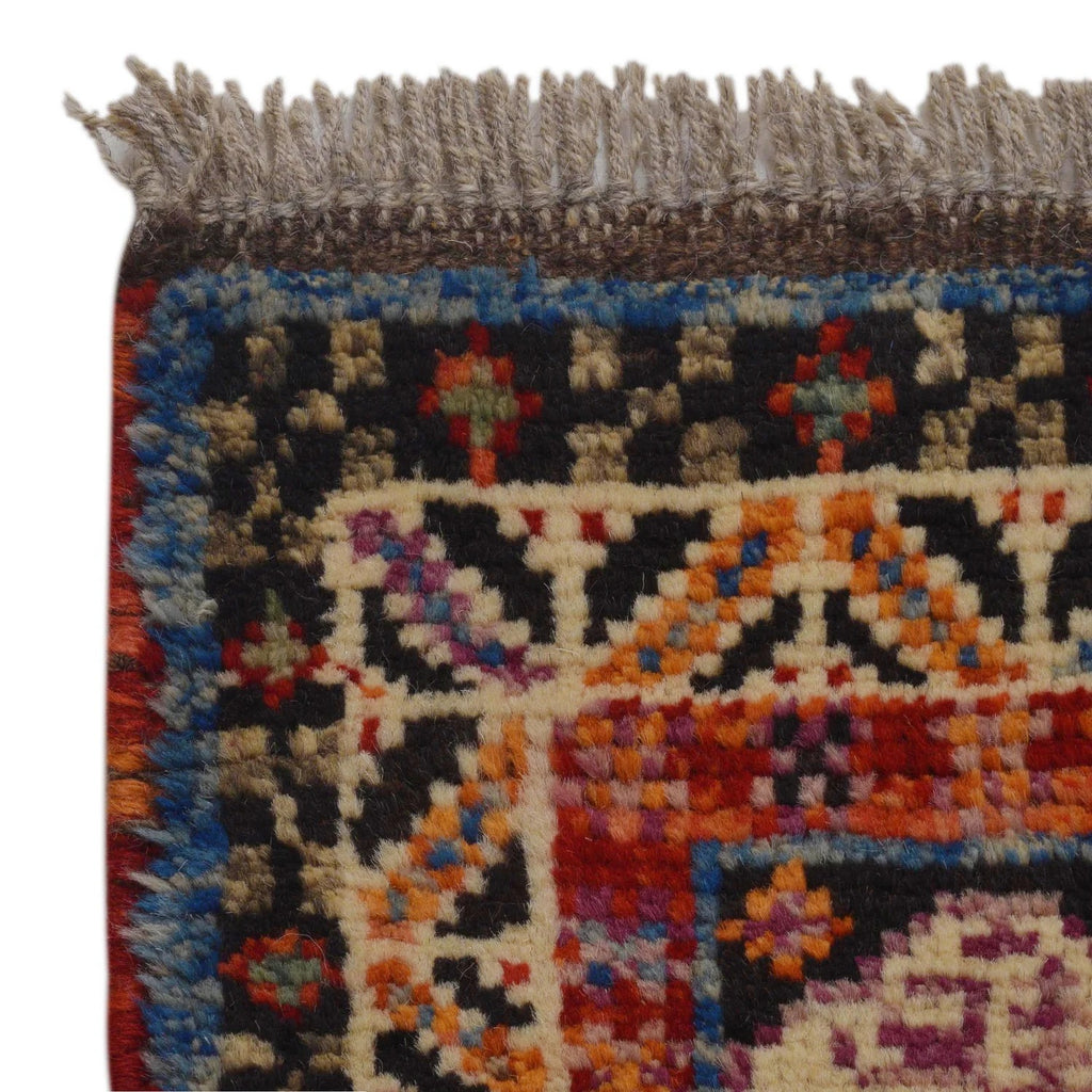 Antique Persian Heriz Medallion Runner