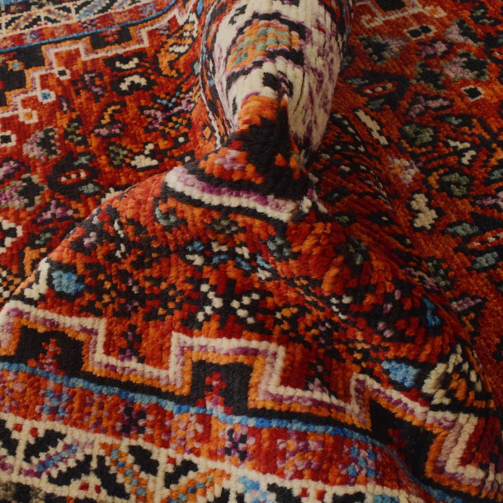 Antique Persian Heriz Medallion Runner