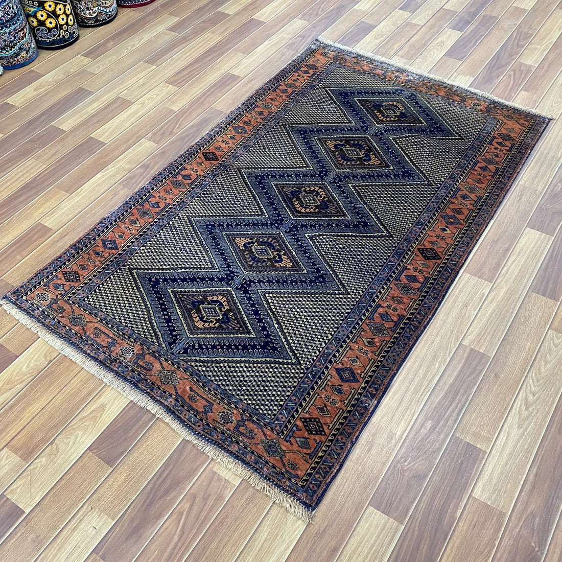 Afghan Kazak Handmade Wool Carpet