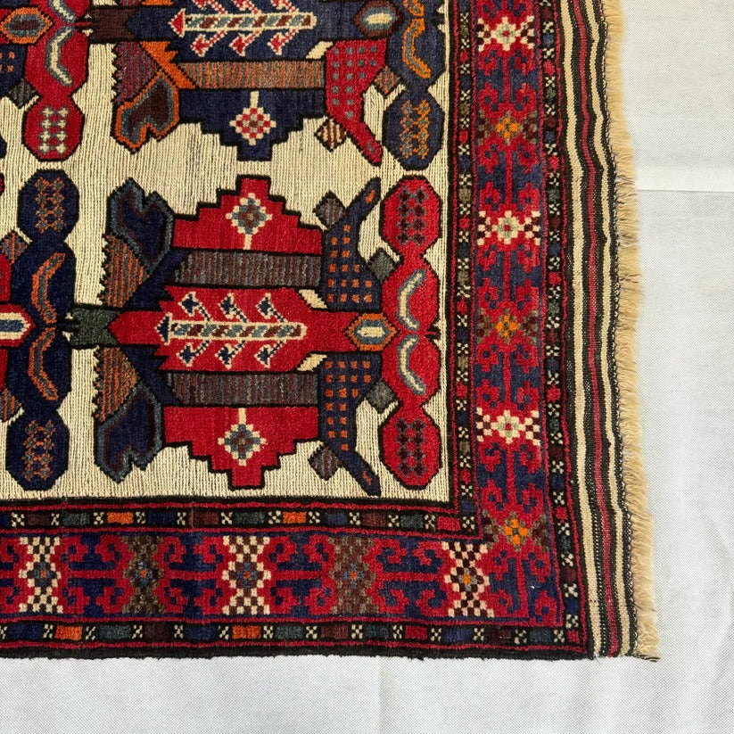 Handmade Gul Barjasta Rug