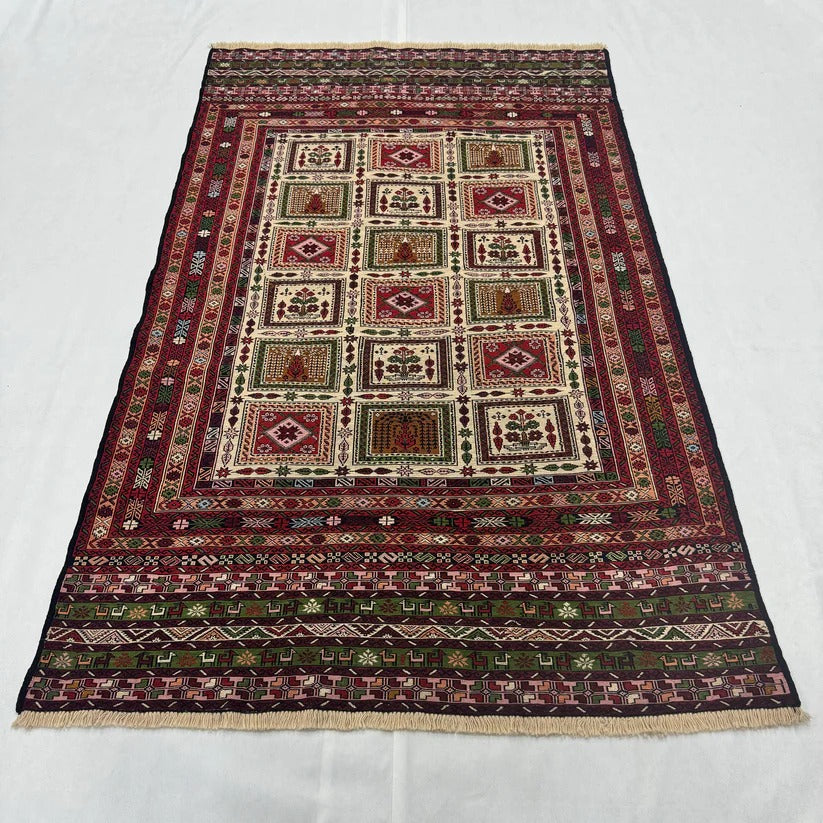 Bakhtiari Garden Panel Kilim