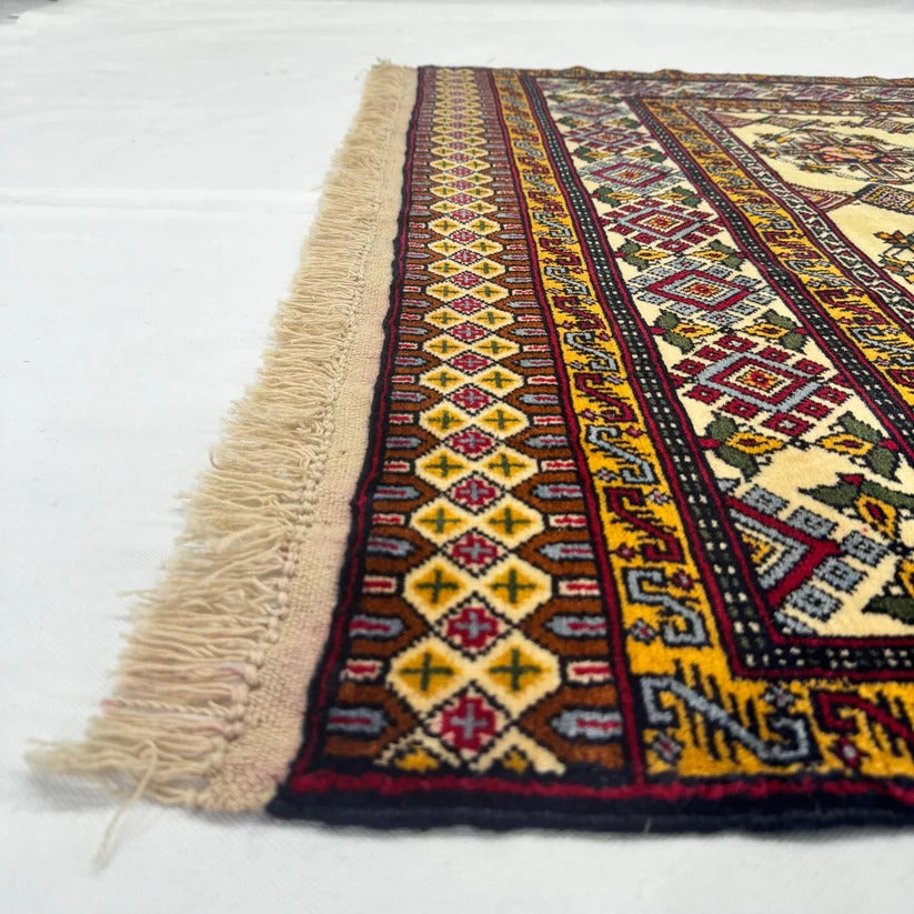 Afghan Wool Rug Baluchi Aqsi