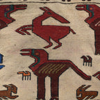 Pictorial Zoomorphic Animal Kilim