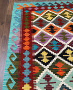 Harlequin Diamond Grid Kilim