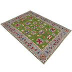 Antique Persian Sultanabad Floral Area Rug