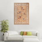 Equestrian Hunting Scene Wall Hanging