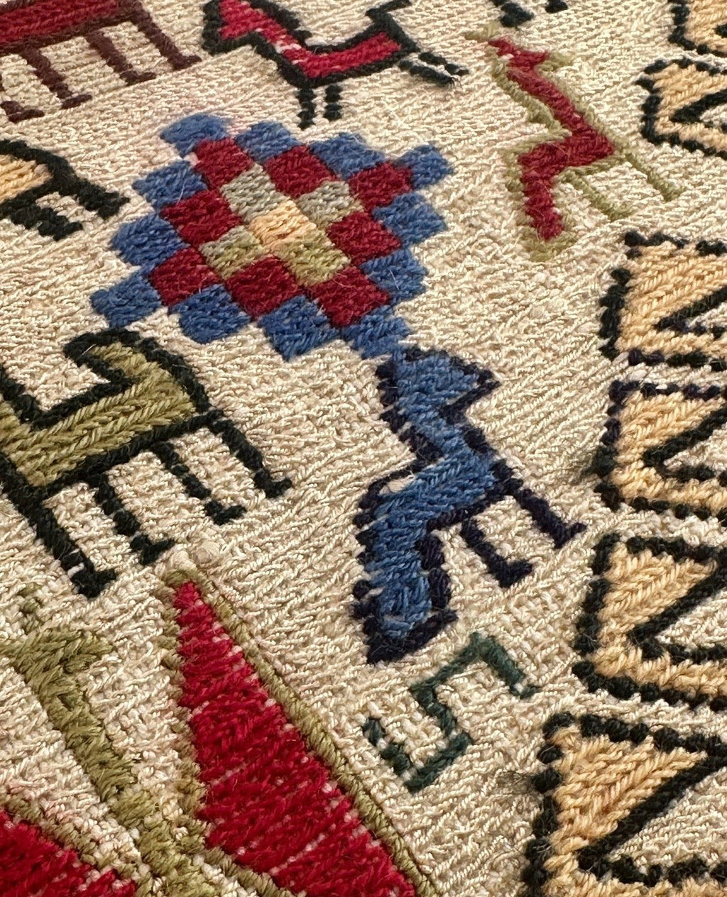 Persian Shiraz Zoomorphic Kilim