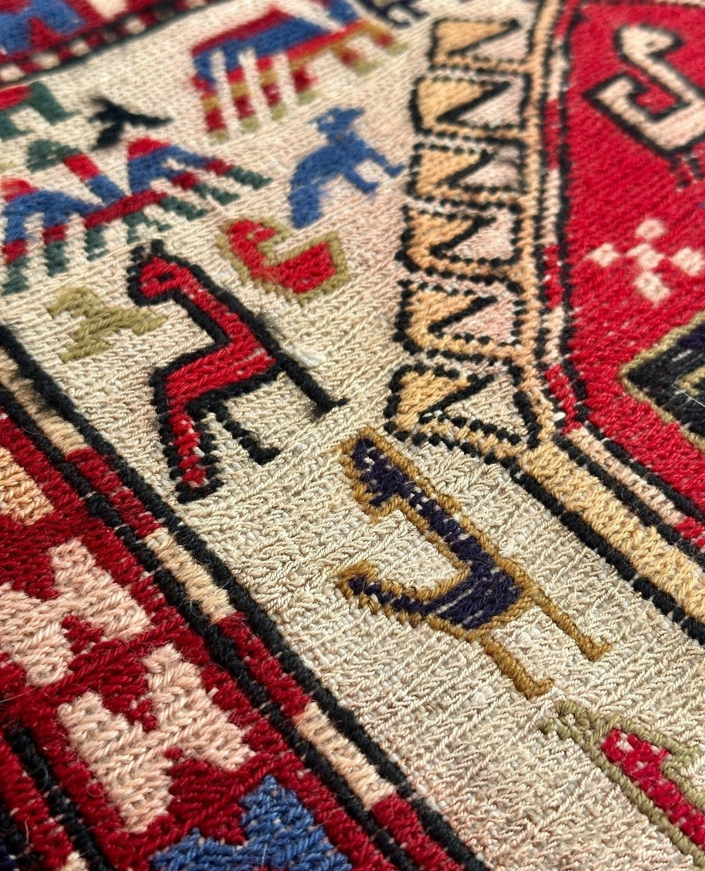 Persian Shiraz Zoomorphic Kilim
