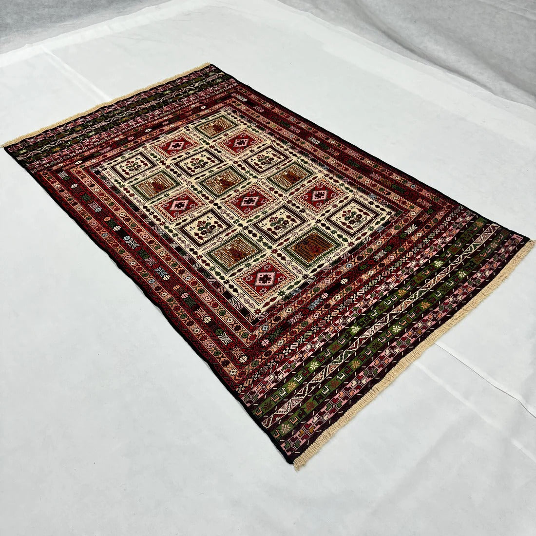 Bakhtiari Garden Panel Kilim