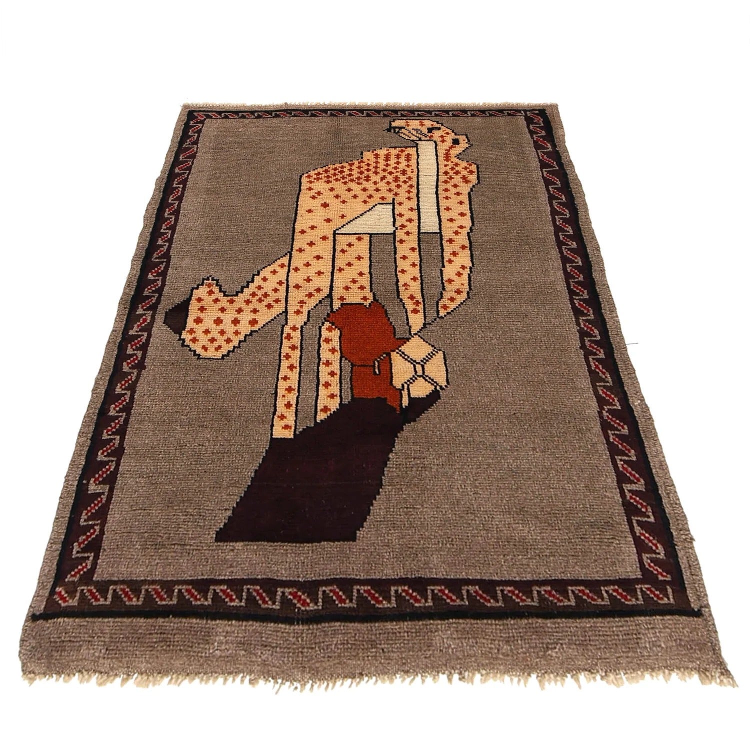 Pictorial Leopard Motif Wall Hanging