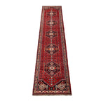 Karajeh Heriz Geometric Medallion Runner