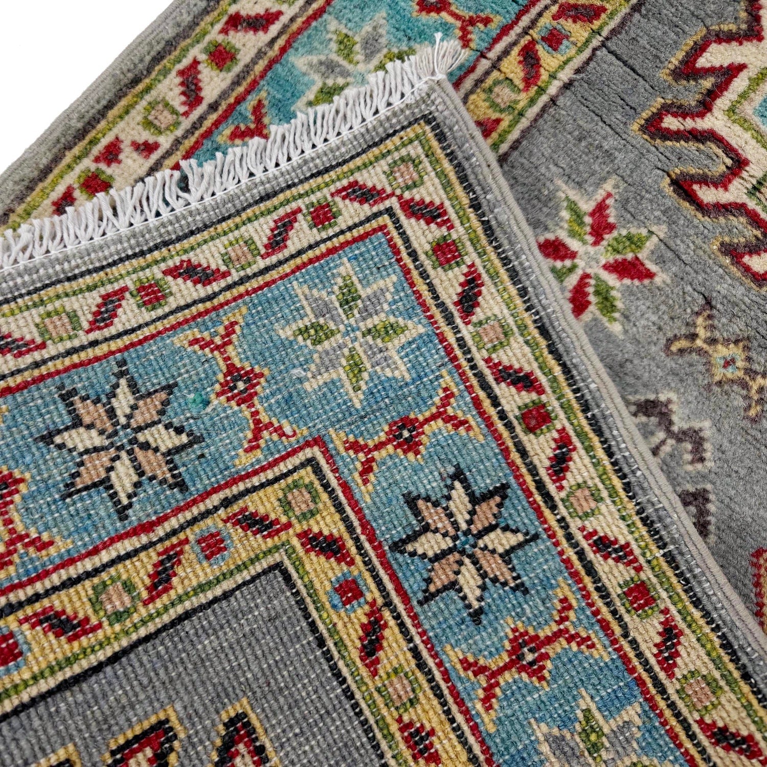 Caucasian Star Medallion Runner Rug