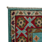 Turquoise Blue & Crimson Runner