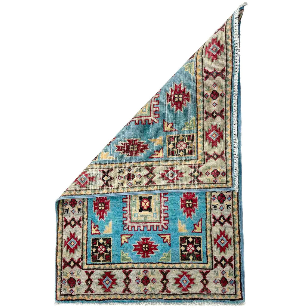 Traditional Geometric Kazak Rug